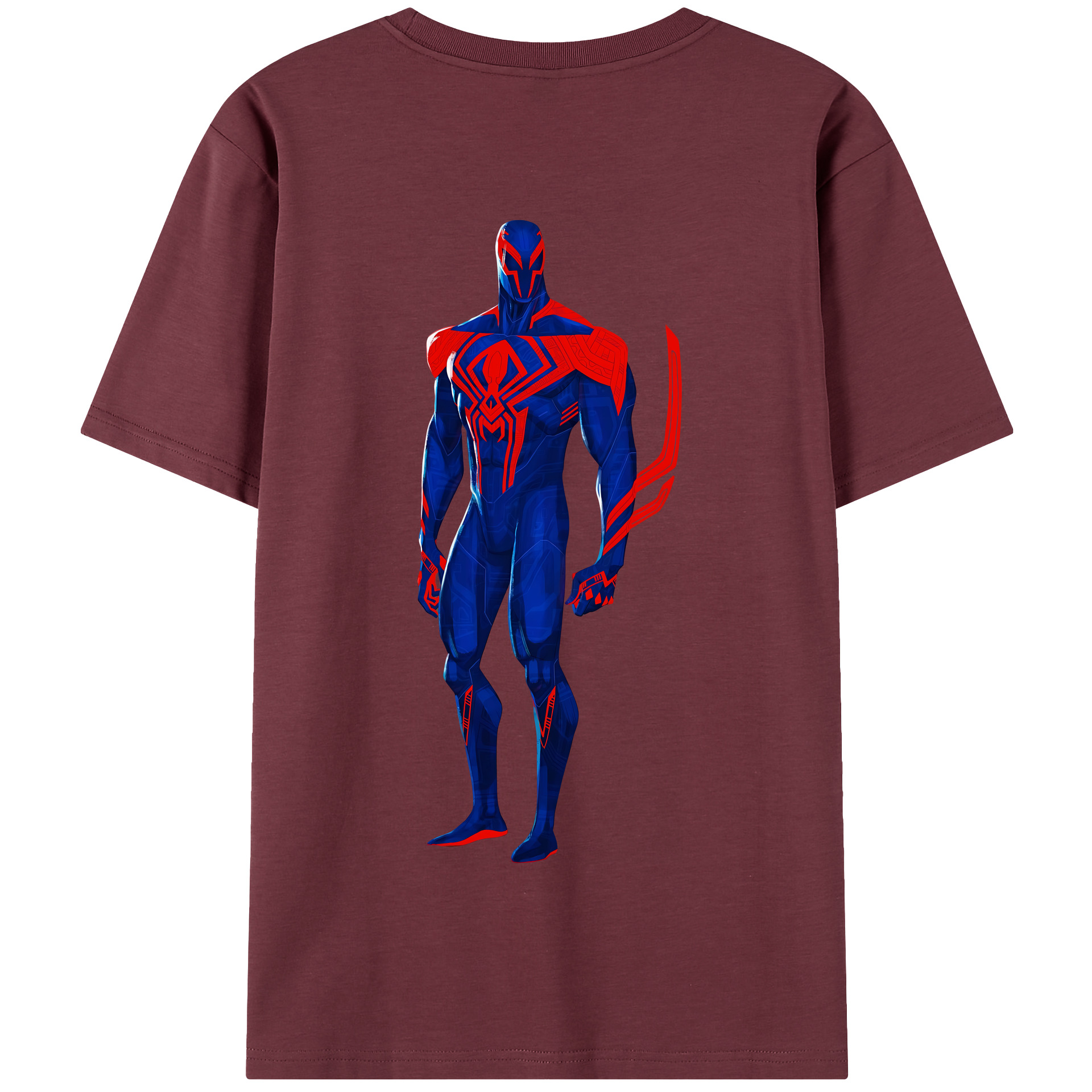 Spider Man スパイダーマン 綿100％半袖Tシャツ（背面プリント）